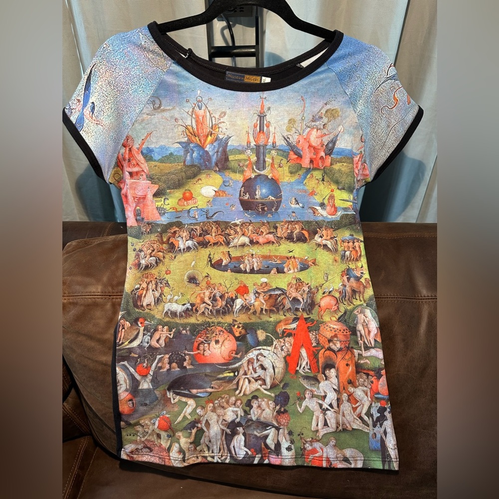 Prado Spain HARMONIOUS BOSCH T-SHIRT from Prado museum,